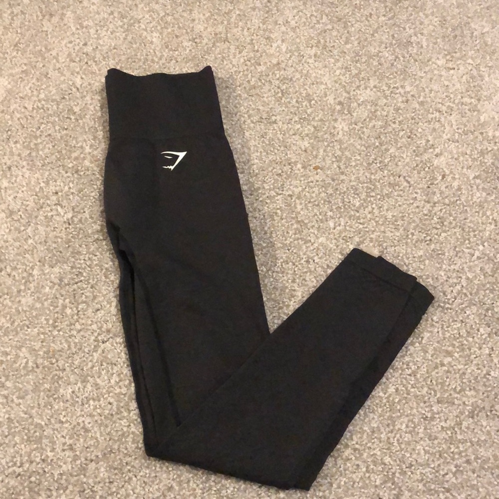 Gymshark Vital Seamless Leggings- Black, Size Small